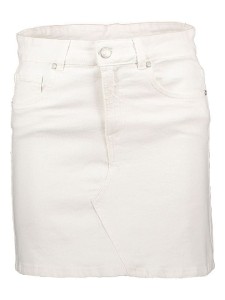 SisterS point Spódnica dżinsowa w kolorze białym rozmiar: S