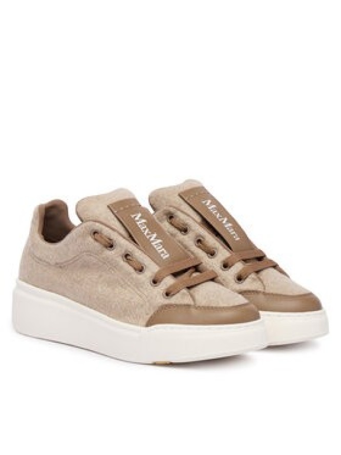 Max Mara Sneakersy Maxiws 2524766032650 Beżowy