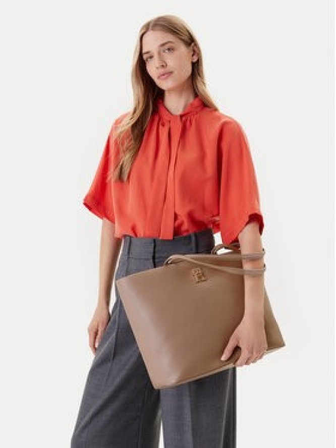 Tommy Hilfiger Torebka Th Modern Tote AW0AW17528 Beżowy