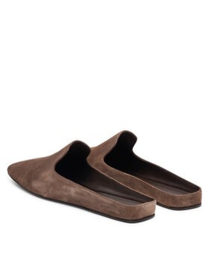 Max Mara Klapki Tessile 2624526051 Brązowy