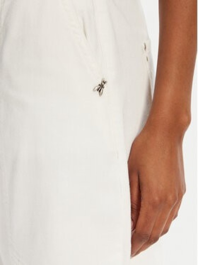 Patrizia Pepe Jeansy 2P1694/D107-W146 Biały Boyfriend Fit