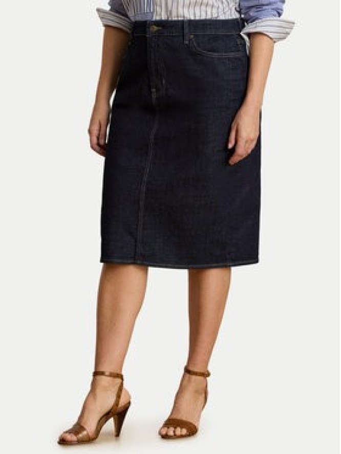 LAUREN RALPH LAUREN Spódnica ołówkowa 200P14644001 Granatowy Regular Fit