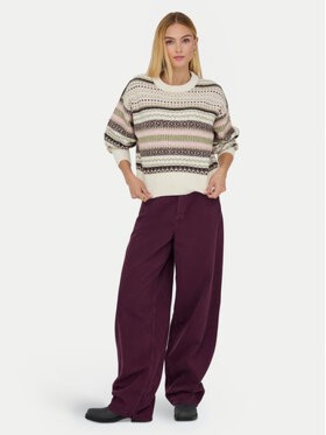 ONLY Sweter Arianne 15285832 Beżowy Regular Fit