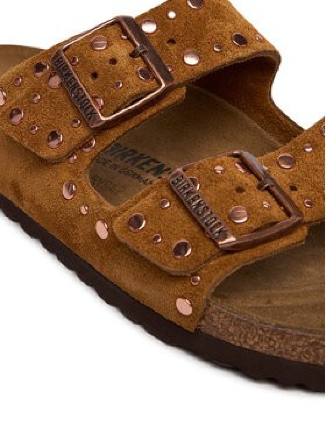 Birkenstock Klapki Arizona Rivet 1031731 Brązowy
