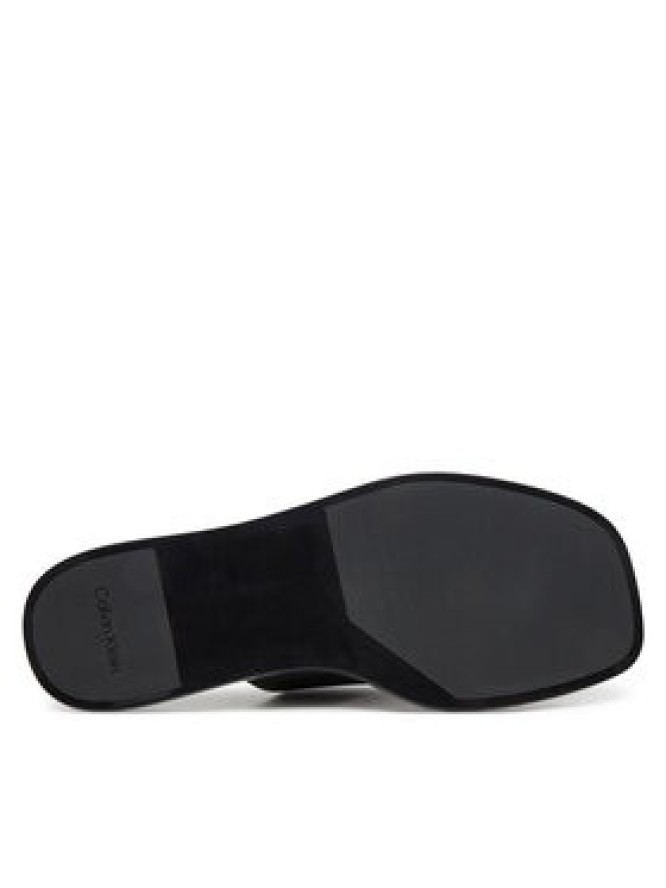 Calvin Klein Japonki Toepost Tpu Slide HW0HW02836 Czarny