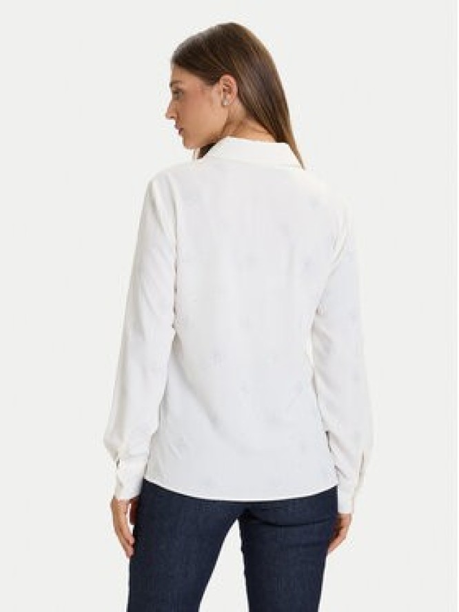 Guess Koszula W5BH80 W2982 Biały Regular Fit