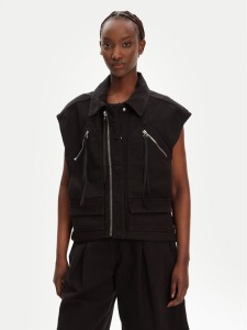 PINKO Kamizelka Gerard Gilet 105237 A2M8 Czarny Regular Fit