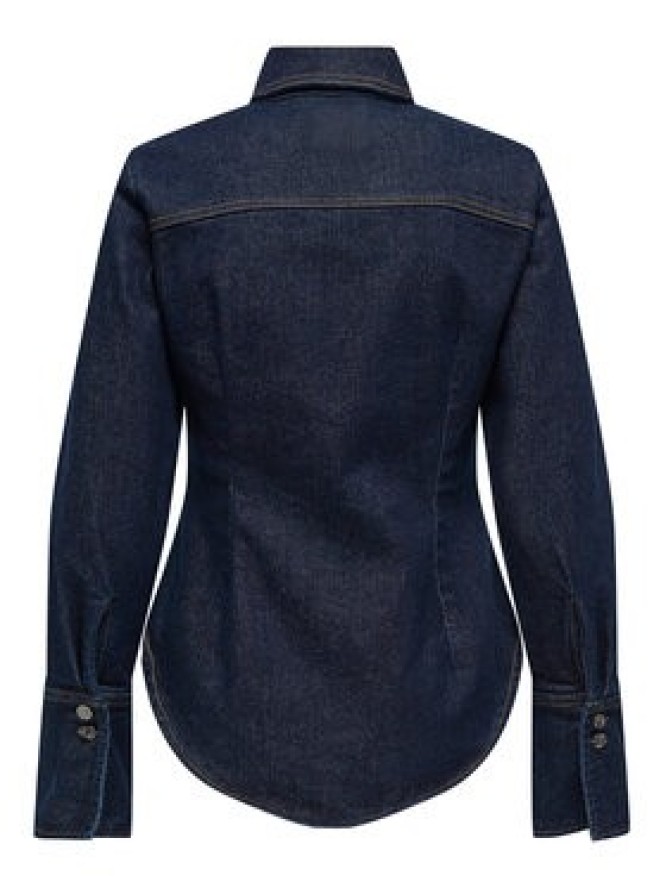 ONLY Koszula jeansowa Perla 15359156 Granatowy Slim Fit