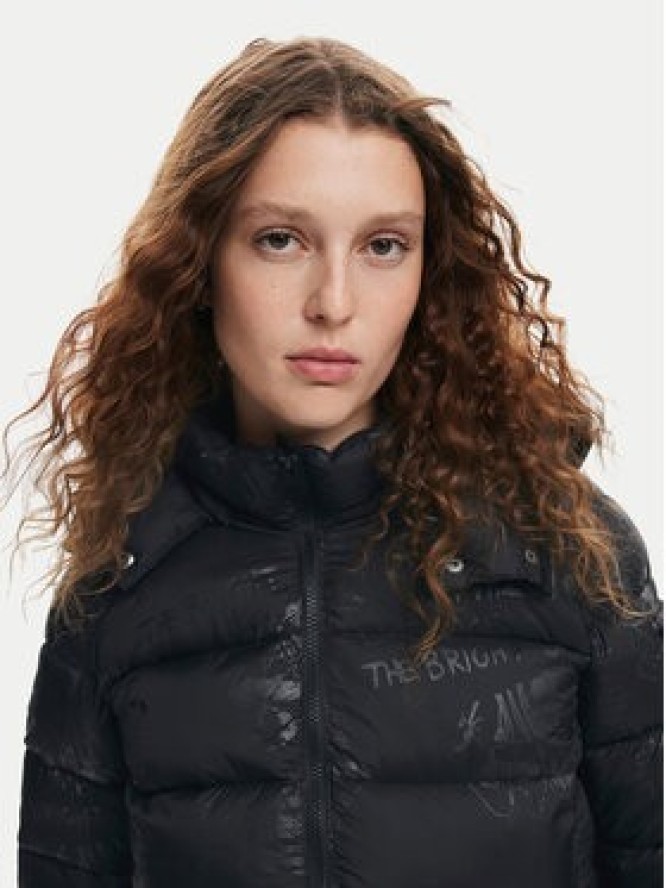 Desigual Kurtka zimowa Drammen 24WWEWBM Czarny Regular Fit