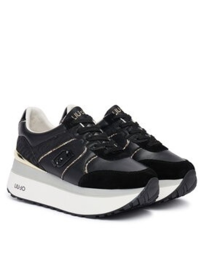 Liu Jo Sneakersy Maxi Wonder Plus 02 BF6009 PX900 Czarny
