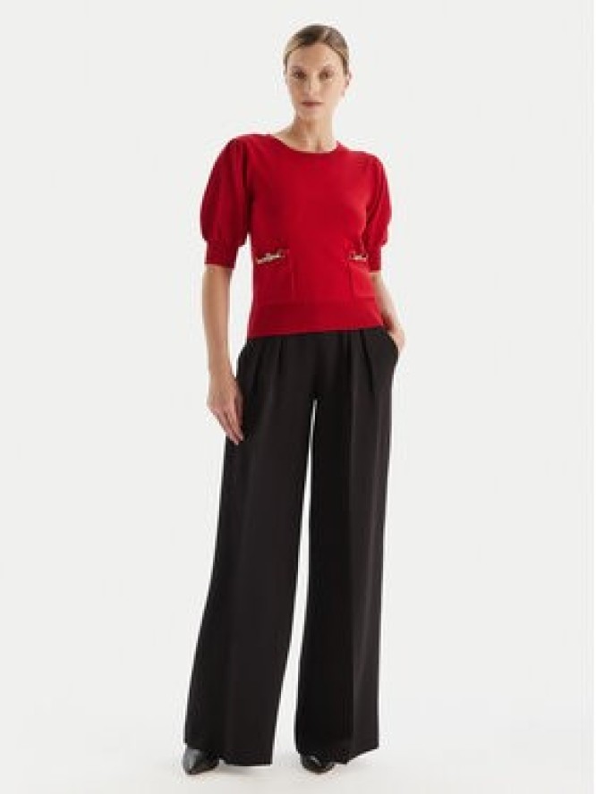 Fracomina Sweter FR25WT7019K55601 Czerwony Slim Fit