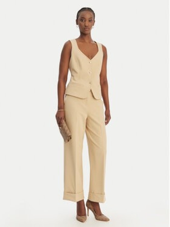 Guess Spodnie materiałowe W6GB17 W1894 Brązowy Regular Fit