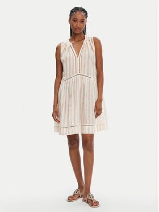 Seafolly Sukienka letnia Ladder 55405-DR Beżowy Relaxed Fit