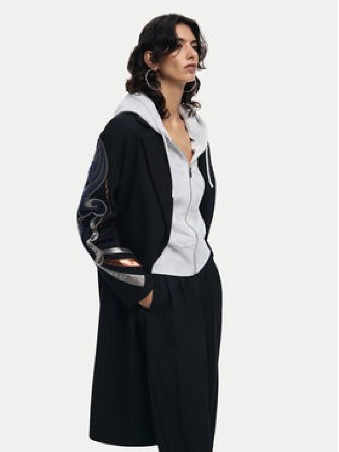 Desigual Płaszcz wełniany Cracovia 24WWEWBA Czarny Regular Fit