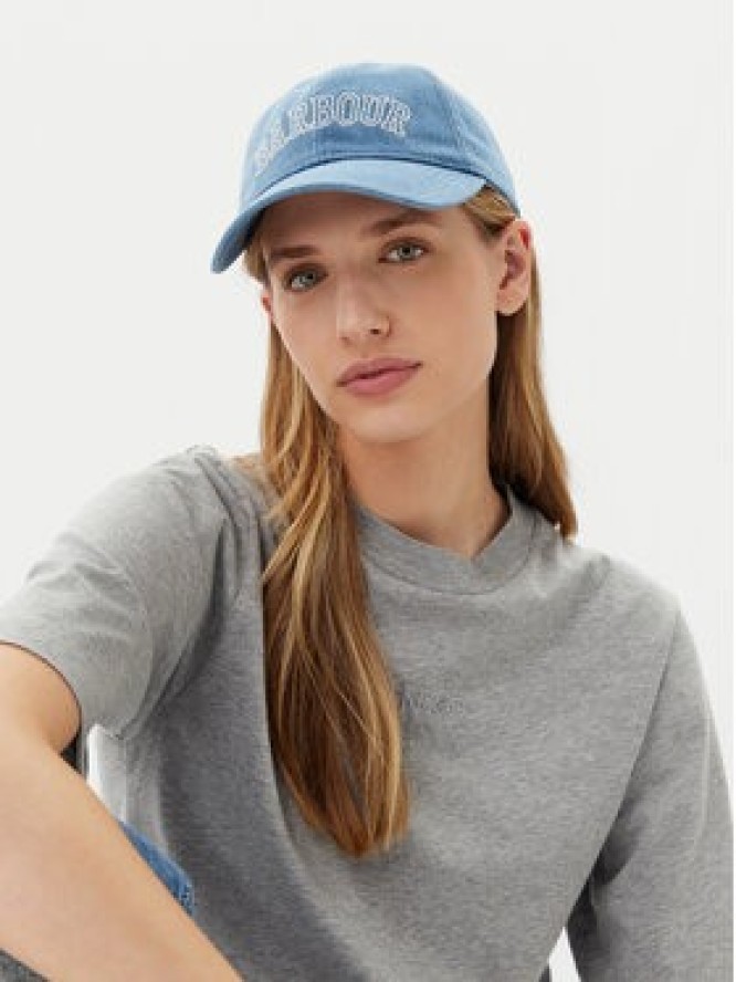 Barbour Czapka z daszkiem Emily Denim LHA0582BL31 Niebieski