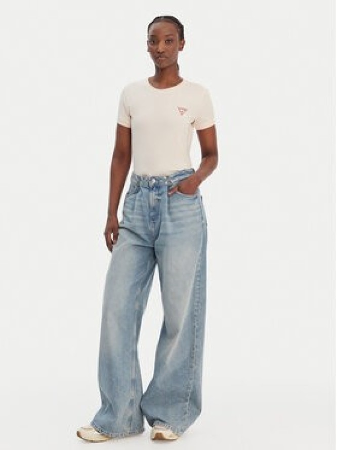 Guess T-Shirt W2YI44 J1314 Pomarańczowy Regular Fit