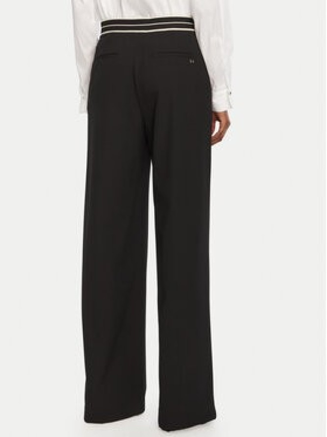 Lola Casademunt by Maite Spodnie materiałowe MF2514019 Czarny Straight Fit