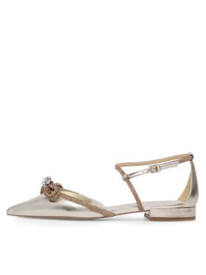 Eva Minge Sandały COMO-V1381-813-1 Złoty