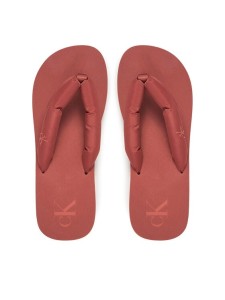 Calvin Klein Jeans Japonki Beach Sandal Flatform Ttxr Satin YW0YW01723 Brązowy