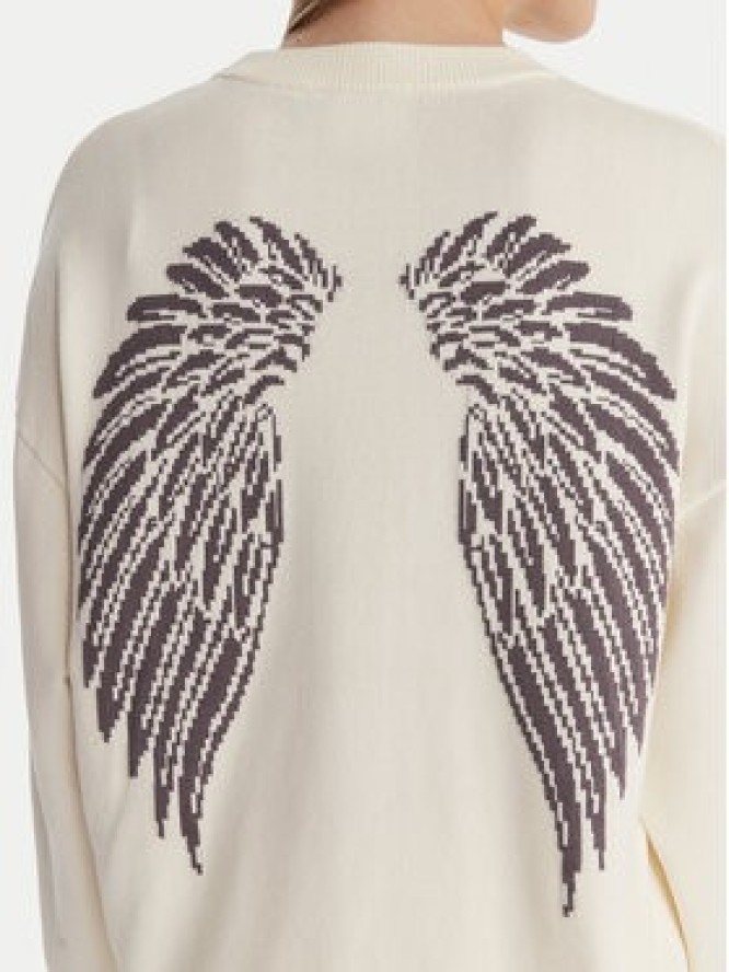 Guess Sweter W6RR55 Z2V62 Écru Regular Fit