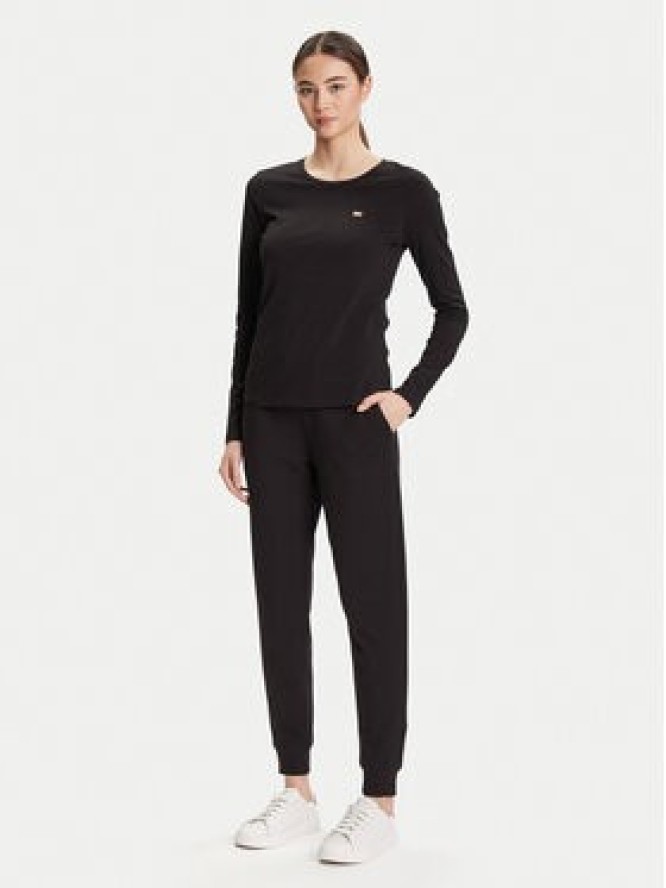 EA7 Emporio Armani Spodnie dresowe 7W000461 AF13135 UC001 Czarny Regular Fit