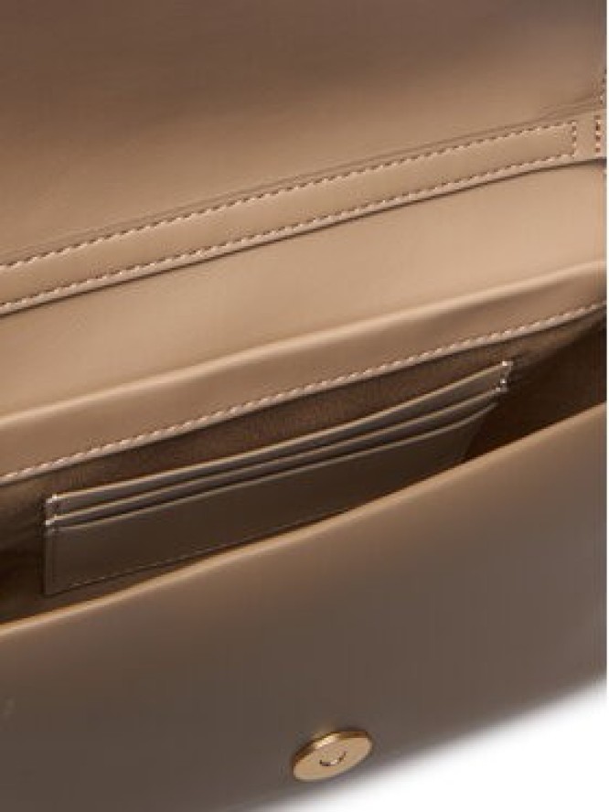 Calvin Klein Torebka Bold Ck Flap Crossbody LV04F1027G Brązowy