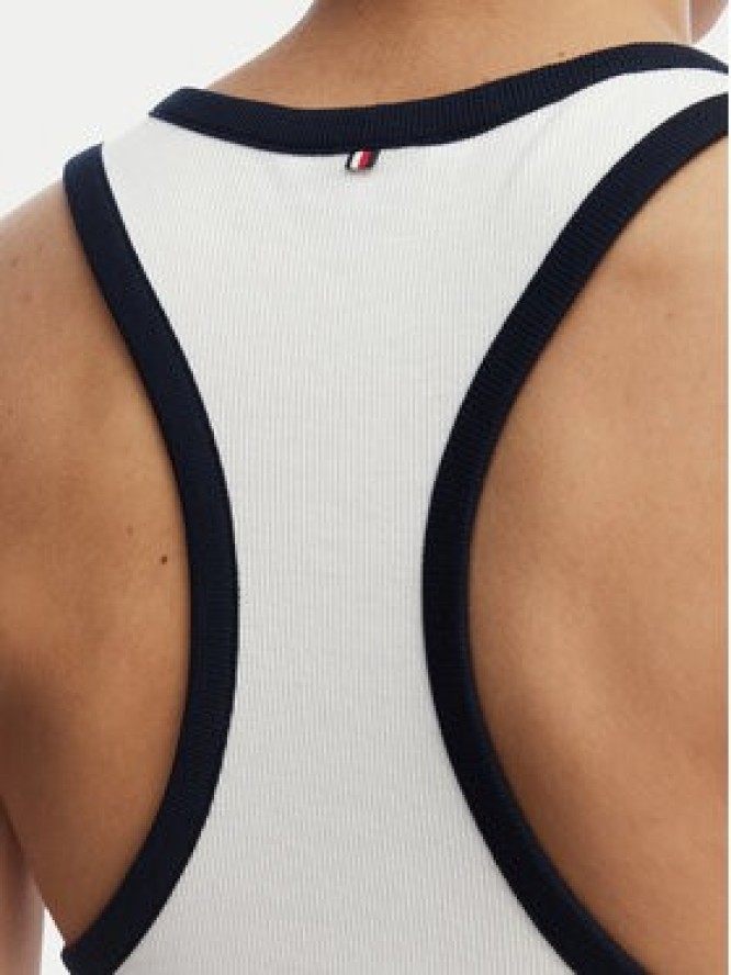 Tommy Hilfiger Top UW0UW06308 Biały Regular Fit