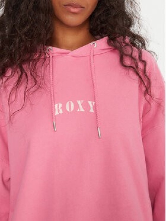 Roxy Bluza Lineup ERJFT05016 Różowy Oversize
