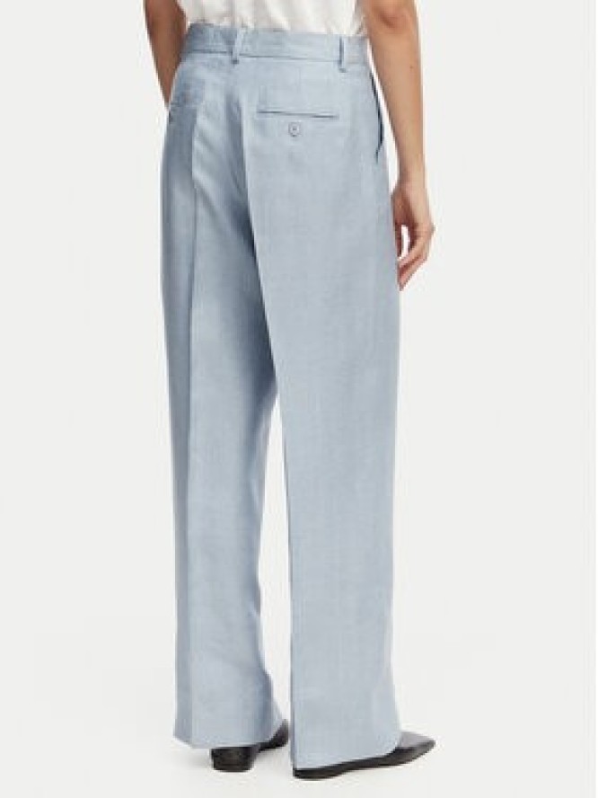 Weekend Max Mara Spodnie materiałowe Malizia 2615131112 Niebieski jasny Regular Fit