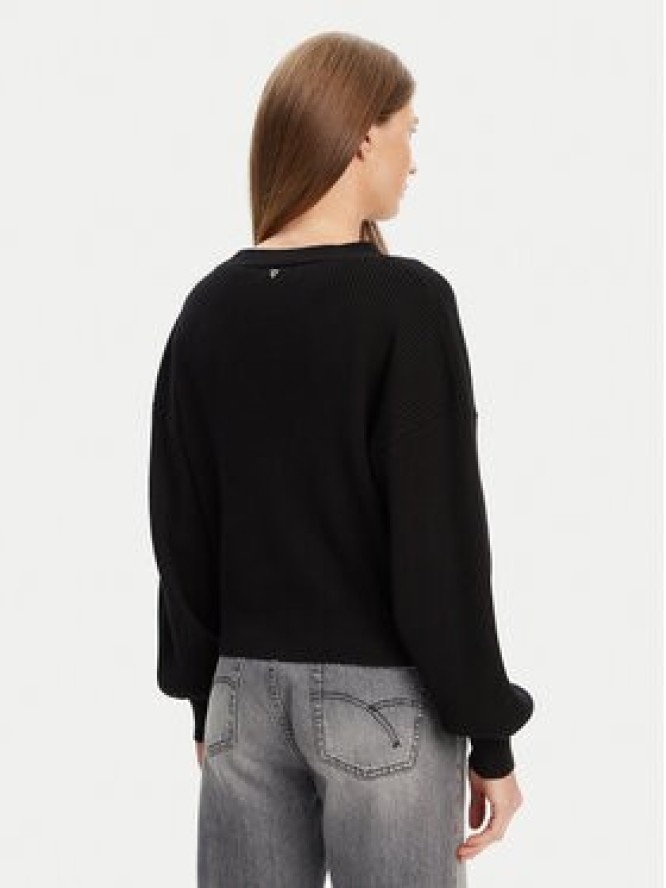 Guess Kardigan W5YR07 Z2ZK2 Czarny Relaxed Fit