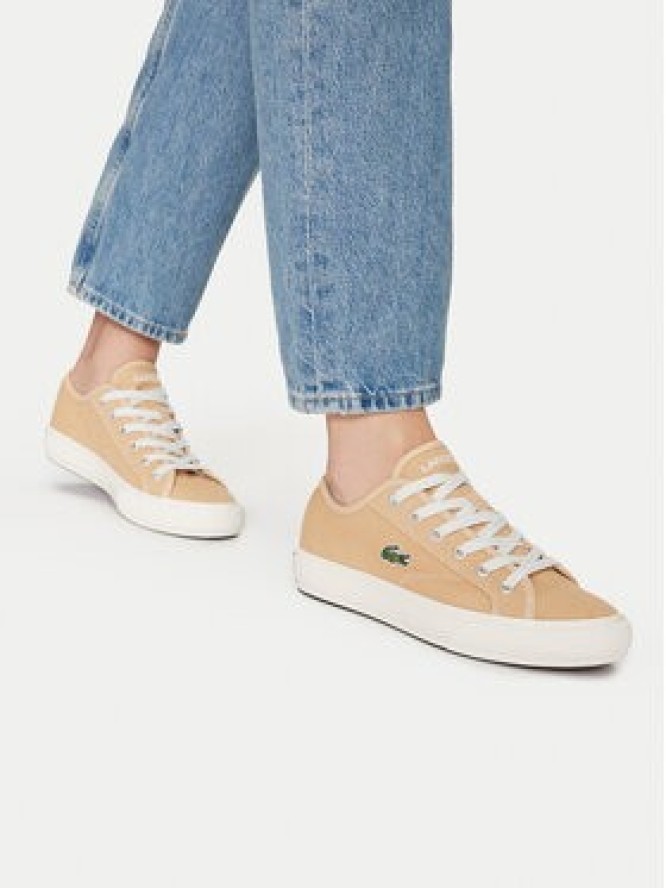 Lacoste Tenisówki Backourt 747CFA0006 Brązowy