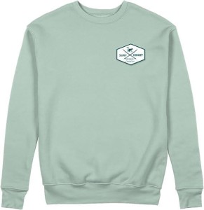 Bluza z naszywką – okrągły dekolt / dla dorosłych (szałwiowa)