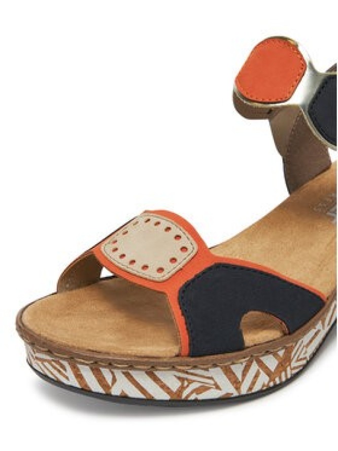 Rieker Sandały CEO-63876-90 Kolorowy