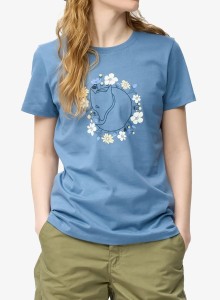 Koszulka bawełniana damska Fjallraven Fjallblomster Fox T-shirt
