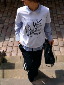 Koszulka z nadrukiem - biały