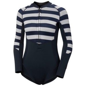 Damski 1-częściowy kostium kąpielowy z długim rękawem Helly Hansen Waterwear