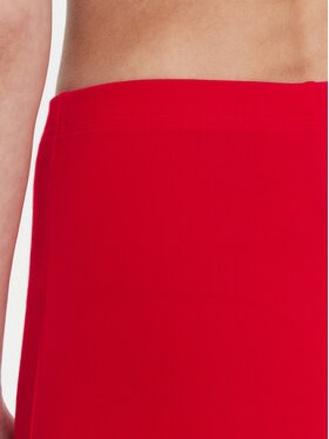 adidas Legginsy Essentials Small Logo JD3074 Czerwony Flare Fit