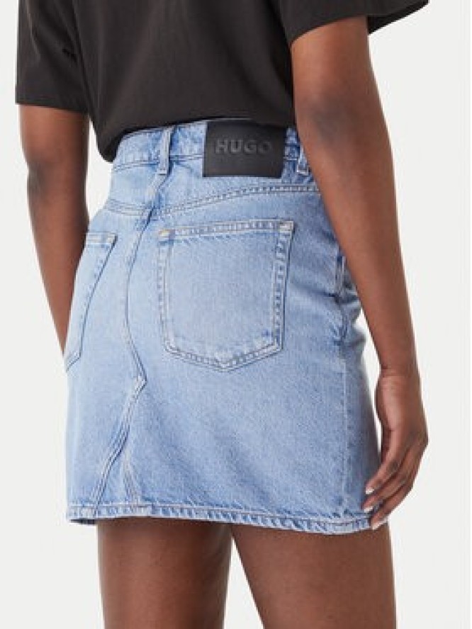 HUGO Spódnica jeansowa Gatalie 50559749 Niebieski Regular Fit