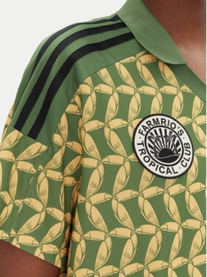 adidas T-Shirt FARM Rio JD6302 Zielony Loose Fit