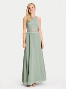 Swing Sukienka wieczorowa 5AI01400 Zielony Regular Fit