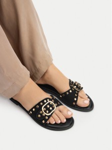 DeeZee Klapki CEO-LB-F9963-YLD Czarny