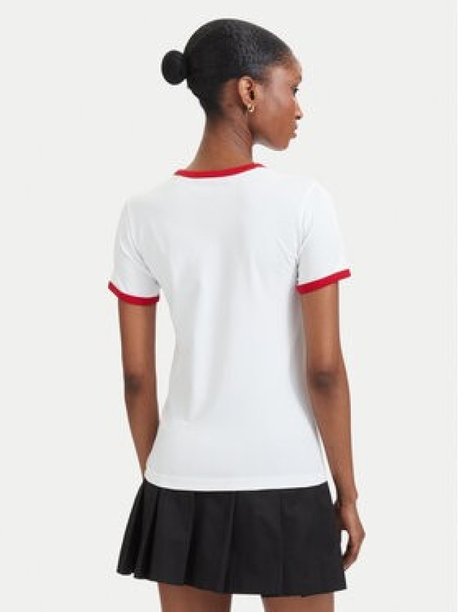 Guess Jeans T-Shirt W6YI16 K3995 Biały Slim Fit