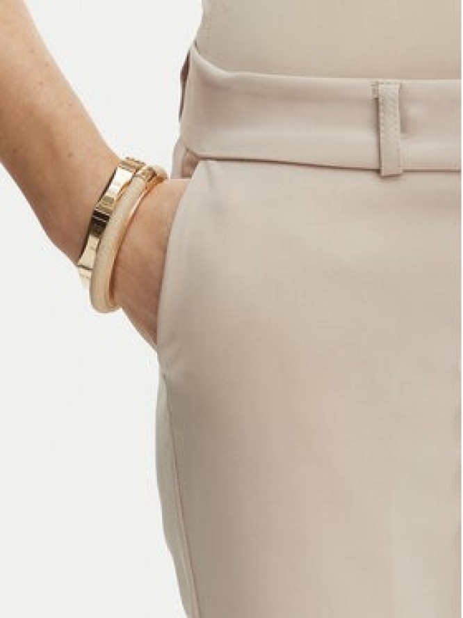 Rinascimento Spodnie materiałowe CFC0128638003 Beżowy Slim Fit