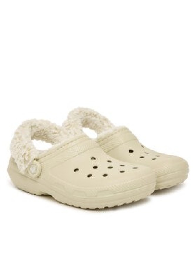 Crocs Klapki Classic Fleece Lined Clog Quartz 211396 Beżowy