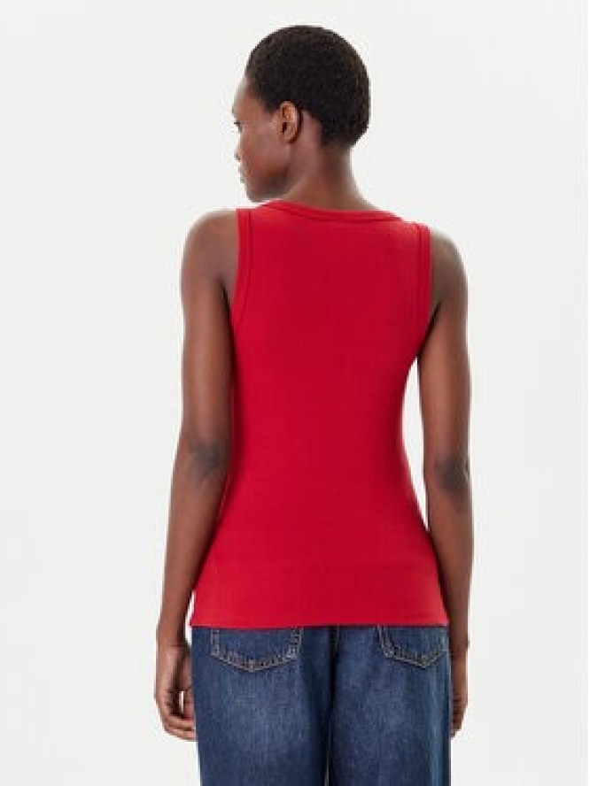 HUGO Top Datamia 50514489 Czerwony Slim Fit