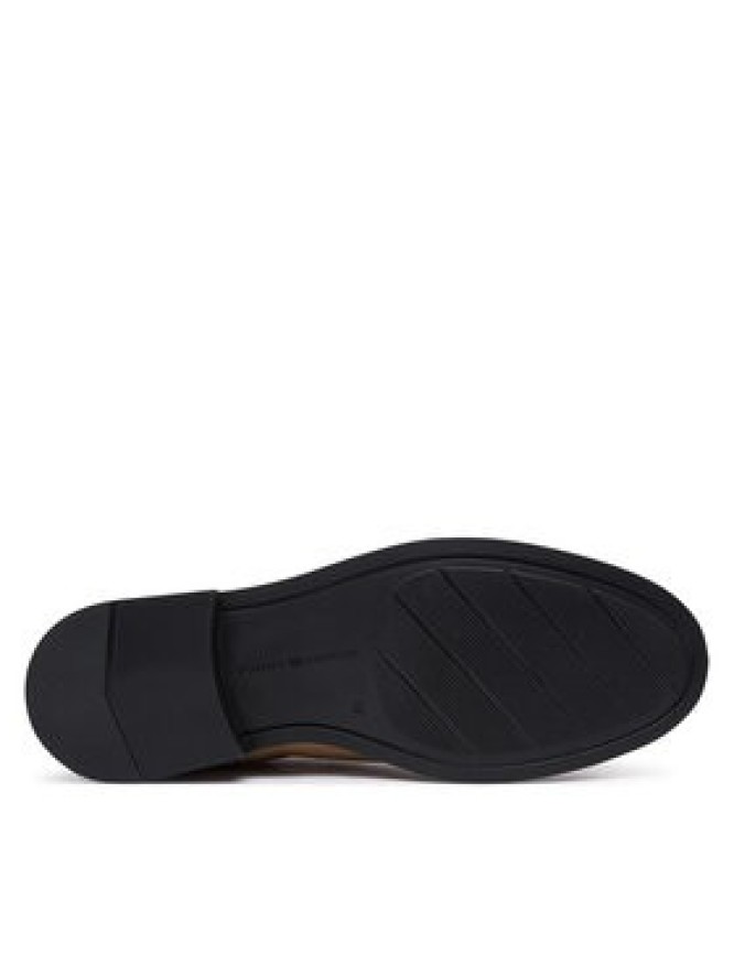 Tommy Hilfiger Sztyblety Enamel Flag Suede Ankle Chelsea FW0FW09575 Beżowy
