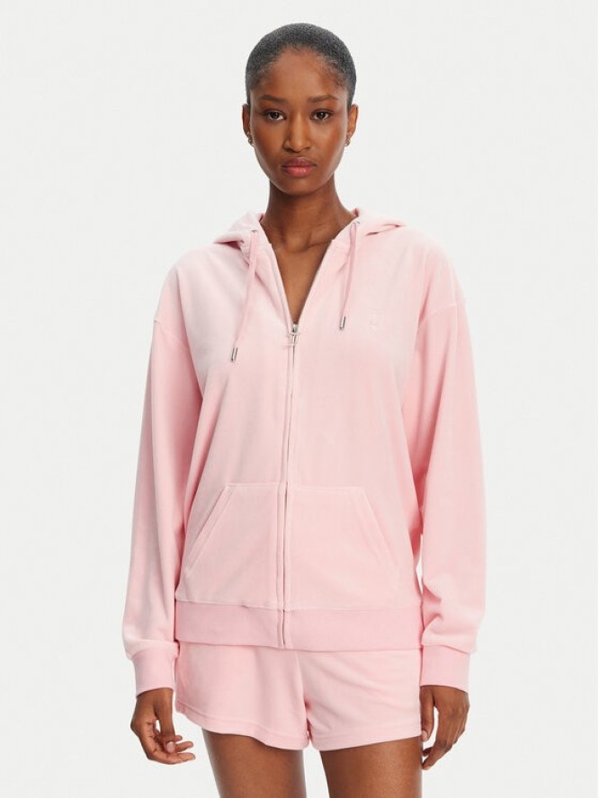 Juicy Couture Bluza Halan JCWAS24342 Różowy Oversize