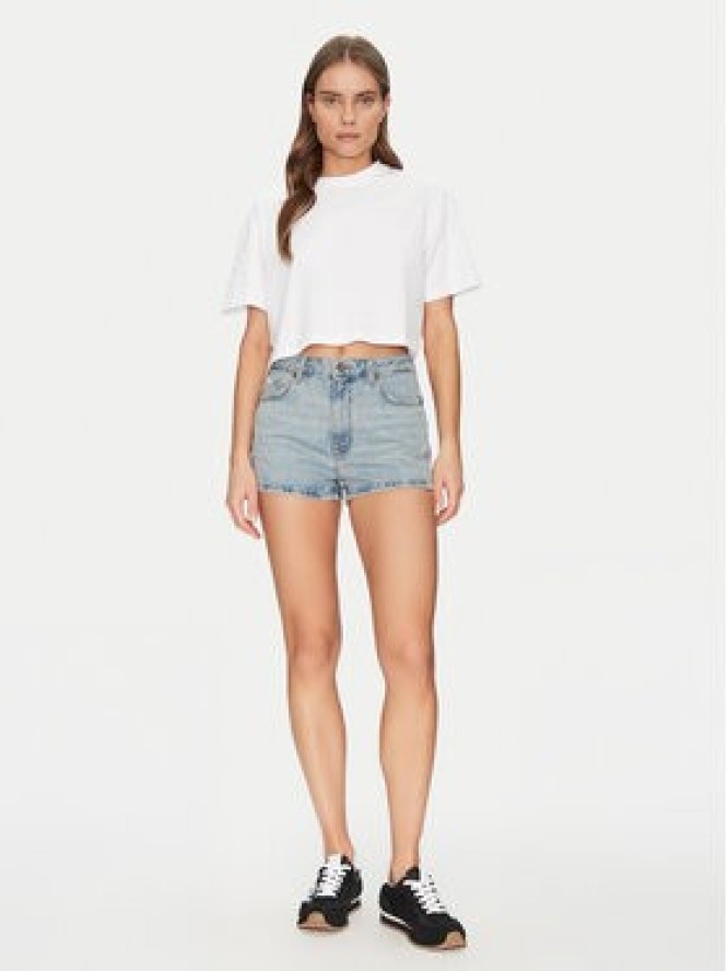 Guess Szorty jeansowe W5GD0Y D5O14 Niebieski Regular Fit