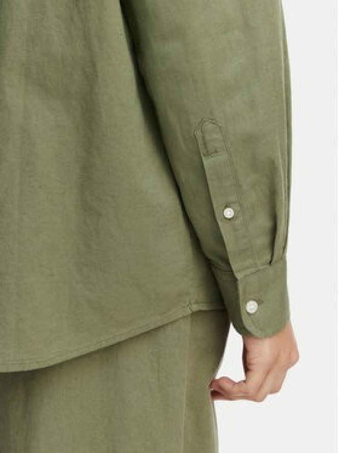 Tommy Jeans Koszula DW0DW22209 Zielony Relaxed Fit