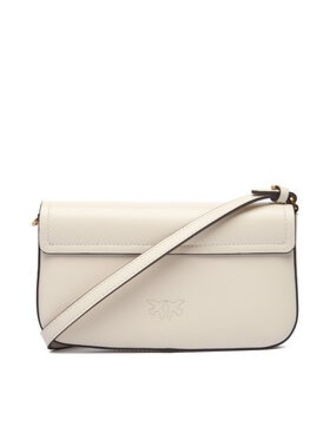 PINKO Torebka Saddle Flat AI 25-26 PCPL 105349 A1ZX Écru